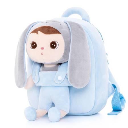 Metoo Blue Bunny Backpack