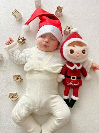 Metoo Personalized Santa Claus Boy Doll