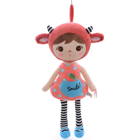 Metoo Red Sheep Girl Doll