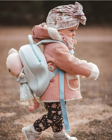 Metoo Blue Angel Bacpack with Doll 2in1