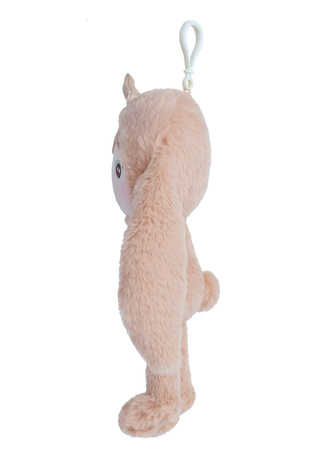 Metoo Mini Smiled Fluffy Bunny with Bow - Beige